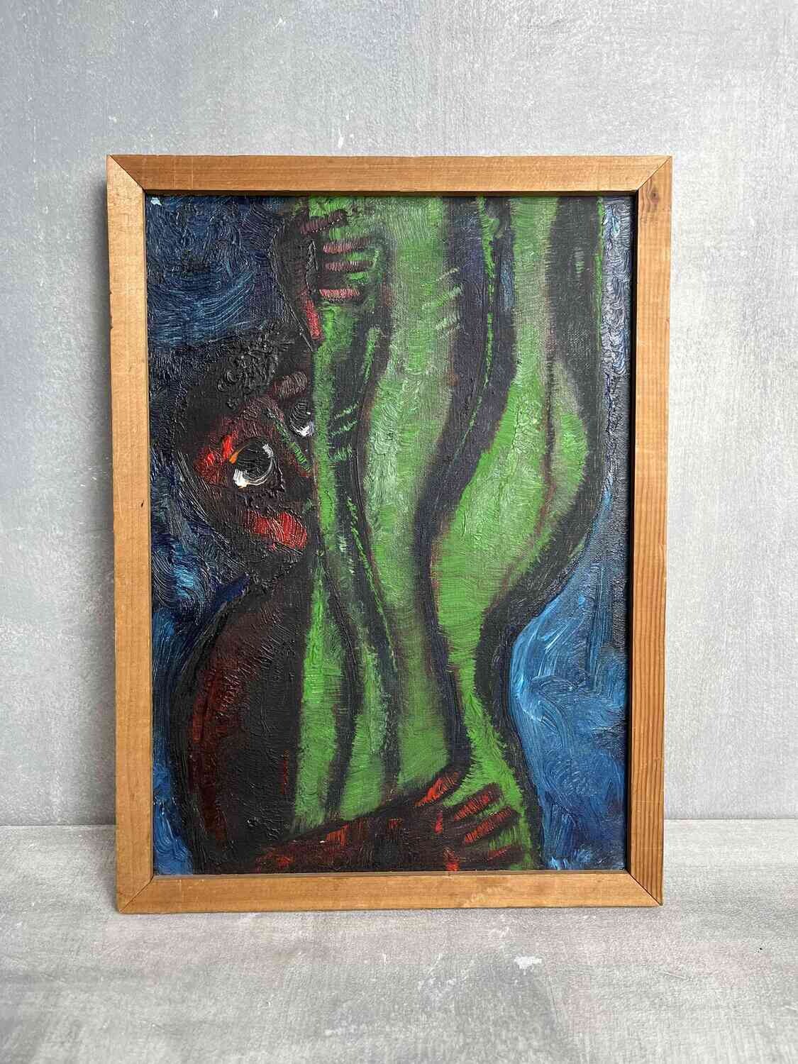 Expressionistisch Olieverfschilderij Joël Kass