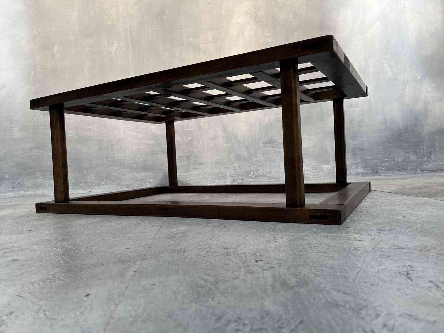 Antieke Kotatsu Tafel, Taisho-periode, Japan.