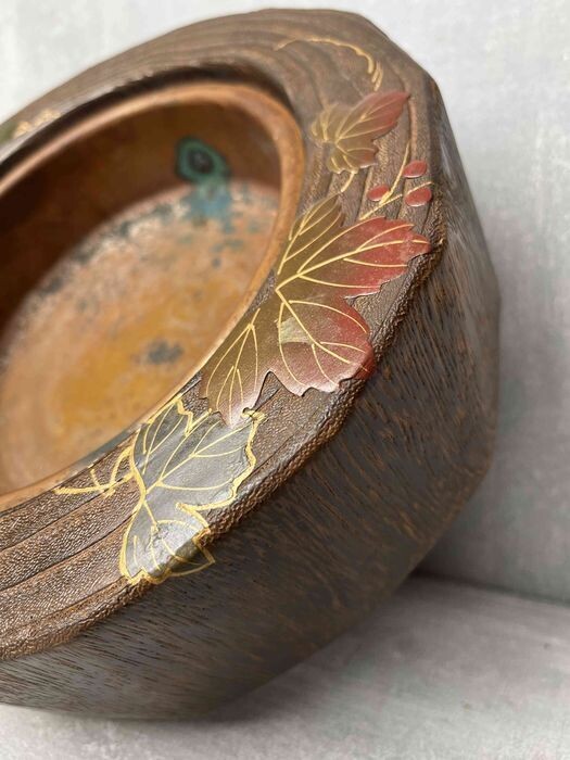 Hibachi vuurpot (mingei-stuk) met box