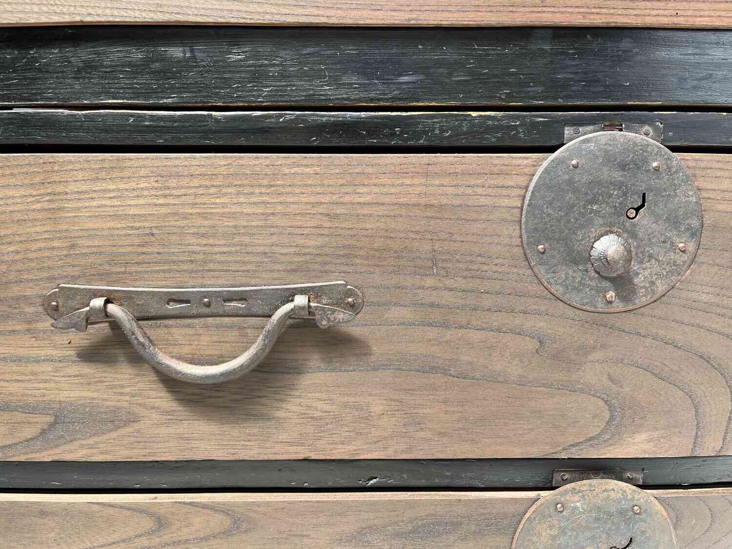 Antique Japanese Isho-Dansu 2-Piece Kasane Kimono Closet