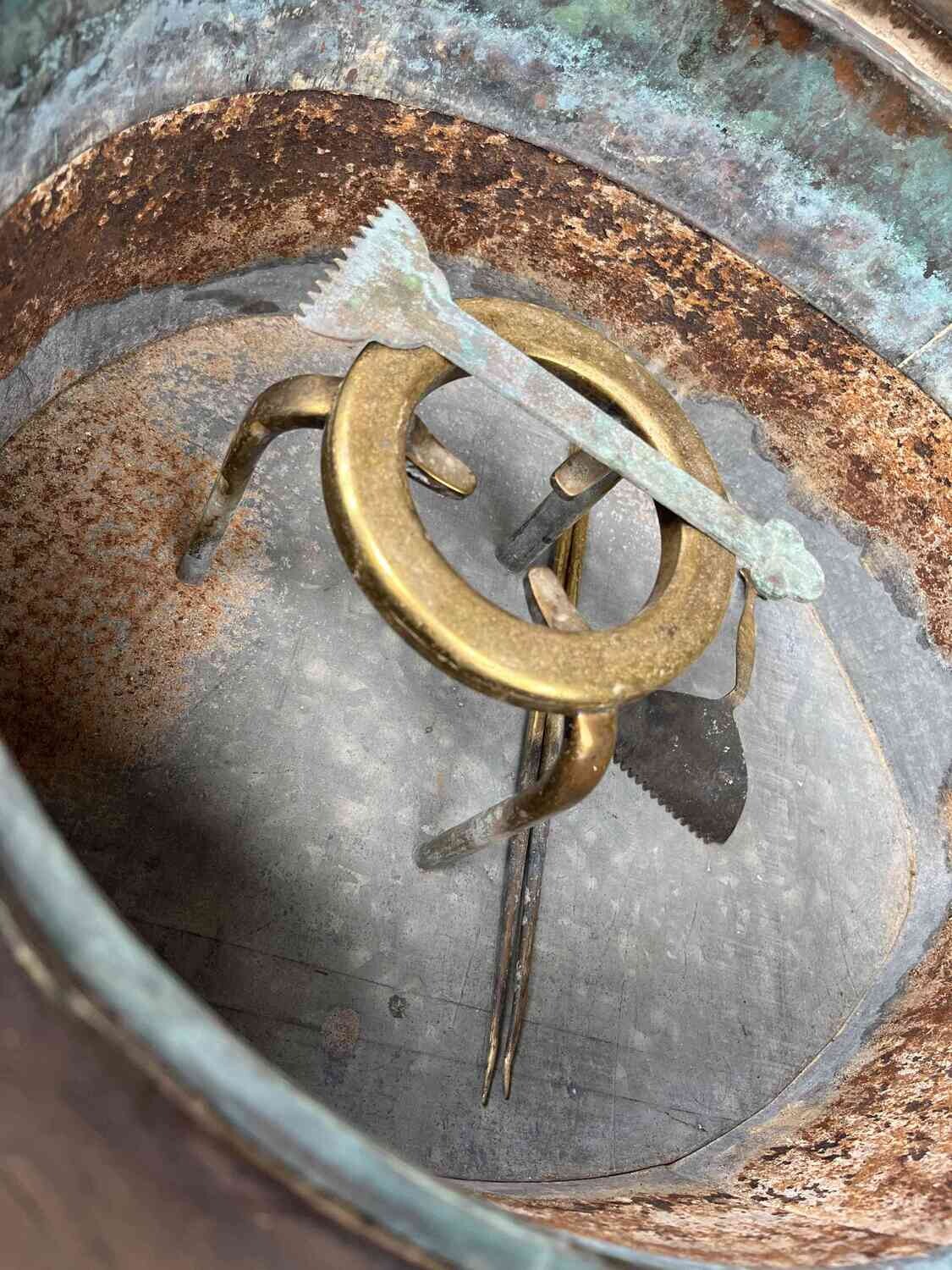 Hibachi - Copper, Wood - Japan - Meiji period (1868-1912)