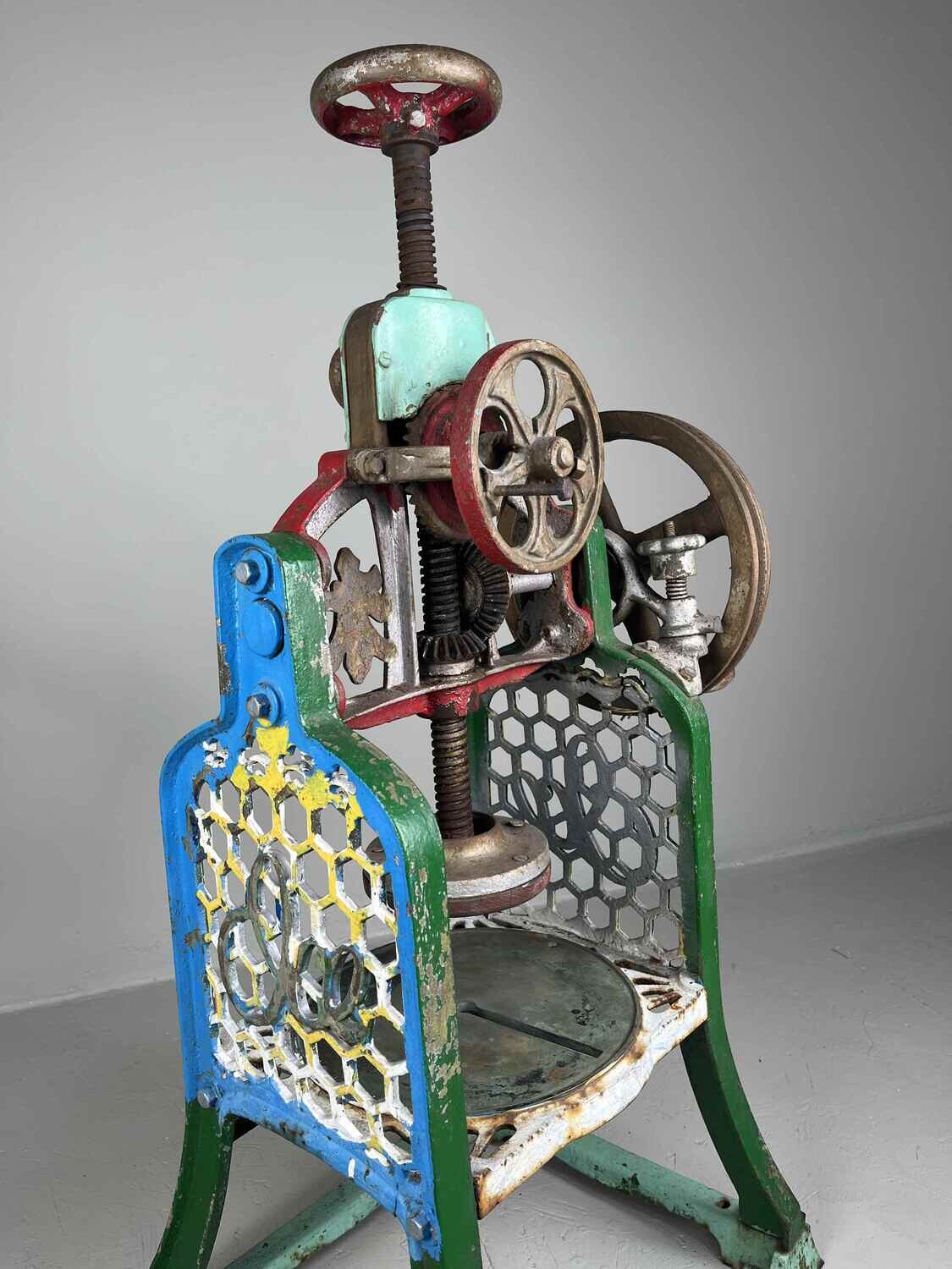 Antique Decorative Kakigōri, Ice Shaver, 1930s.