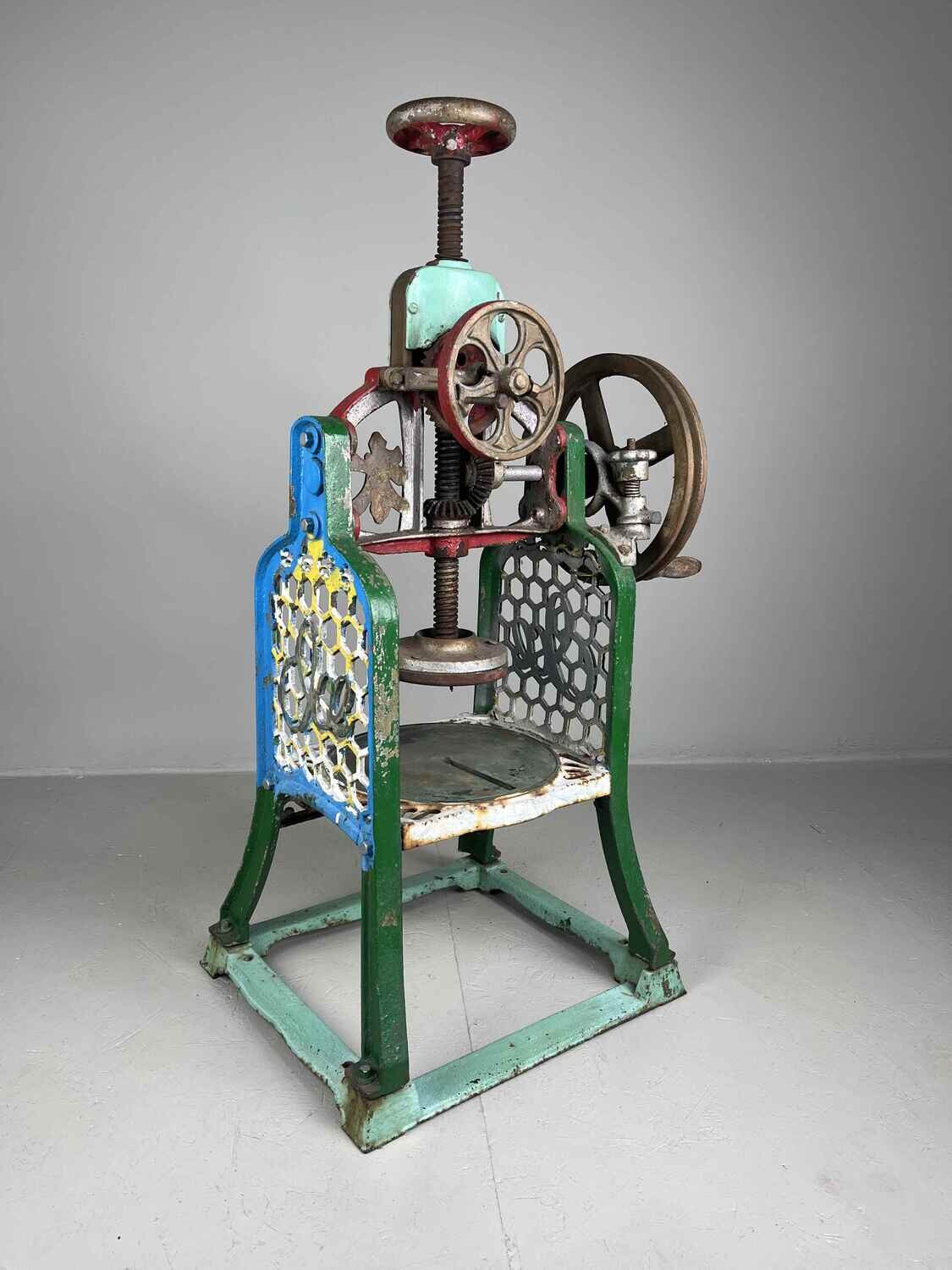 Antique Decorative Kakigōri, Ice Shaver, 1930s.