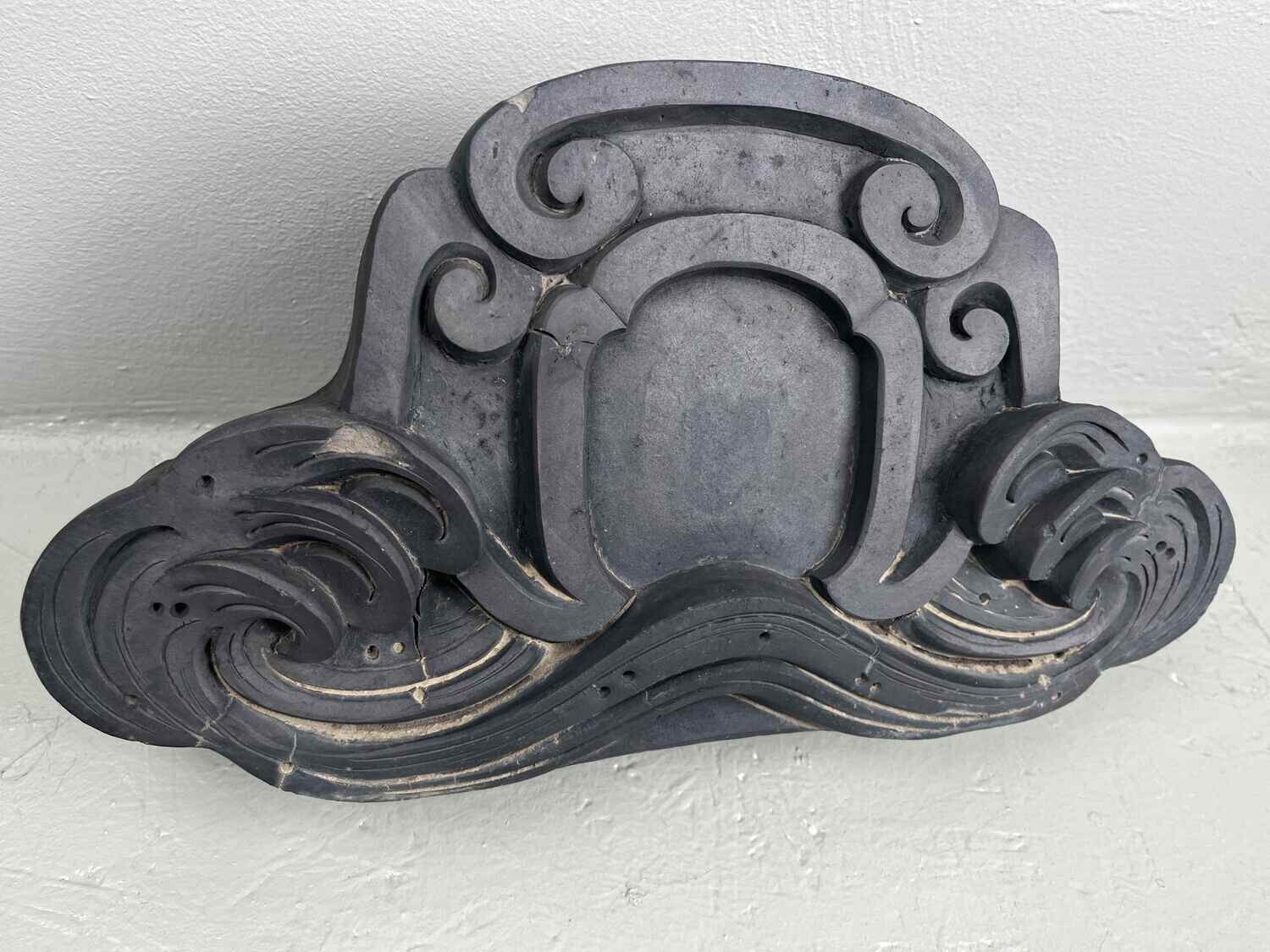Onikawara Antique Japanese Kawara (瓦) Rooftop Ornament