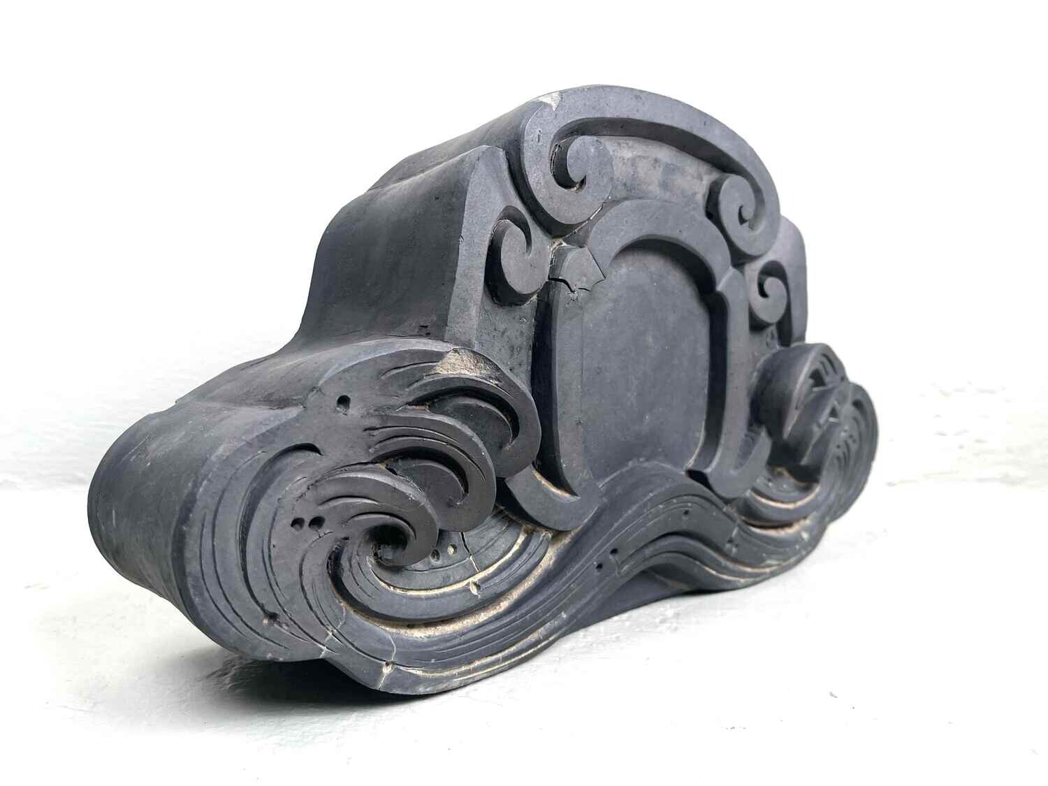 Onikawara Antique Japanese Kawara (瓦) Rooftop Ornament