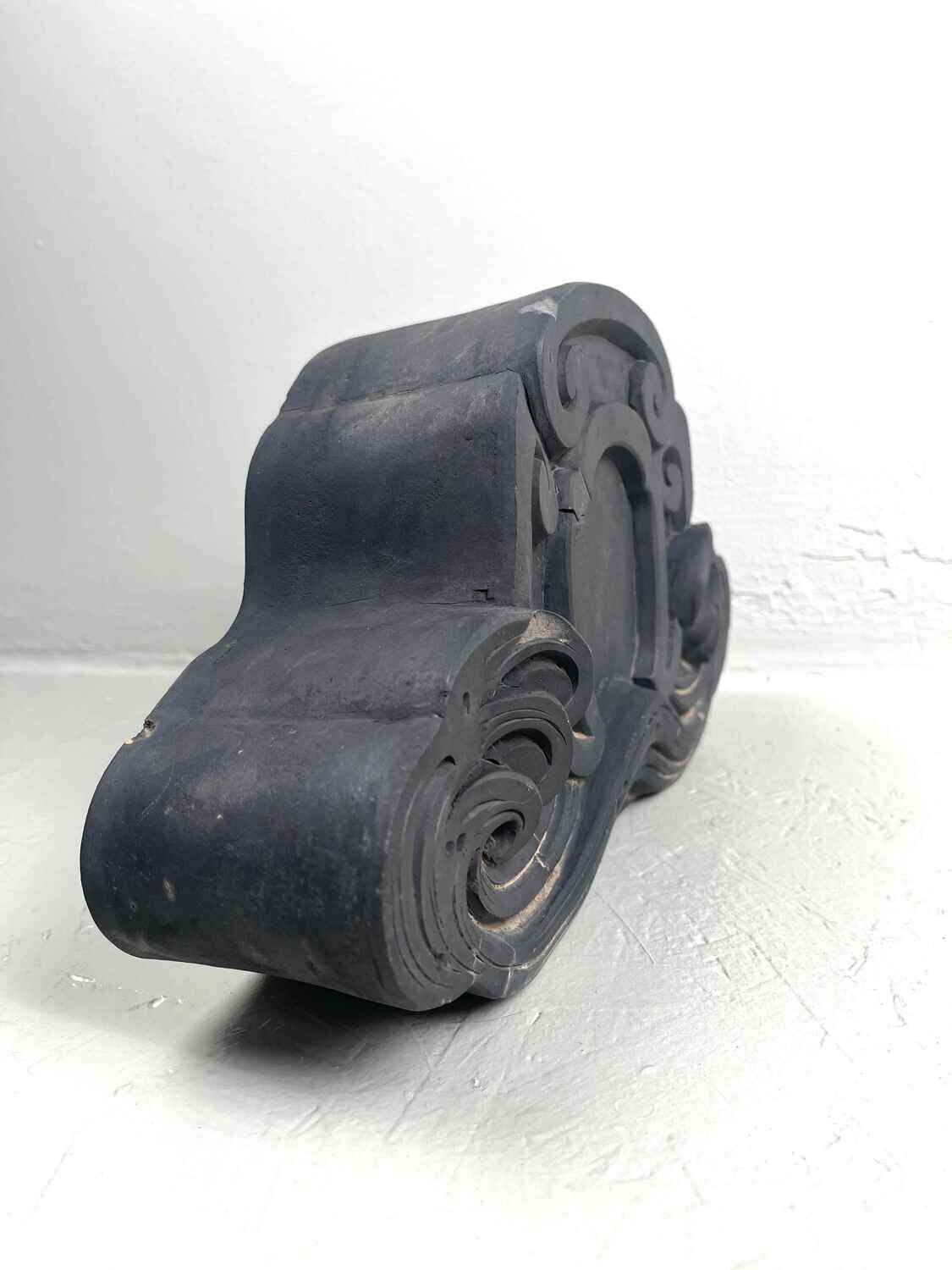 Onikawara Antique Japanese Kawara (瓦) Rooftop Ornament