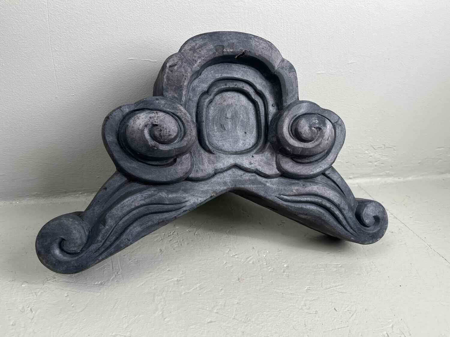 Onikawara Antique Japanese Kawara (瓦) Rooftop Ornament