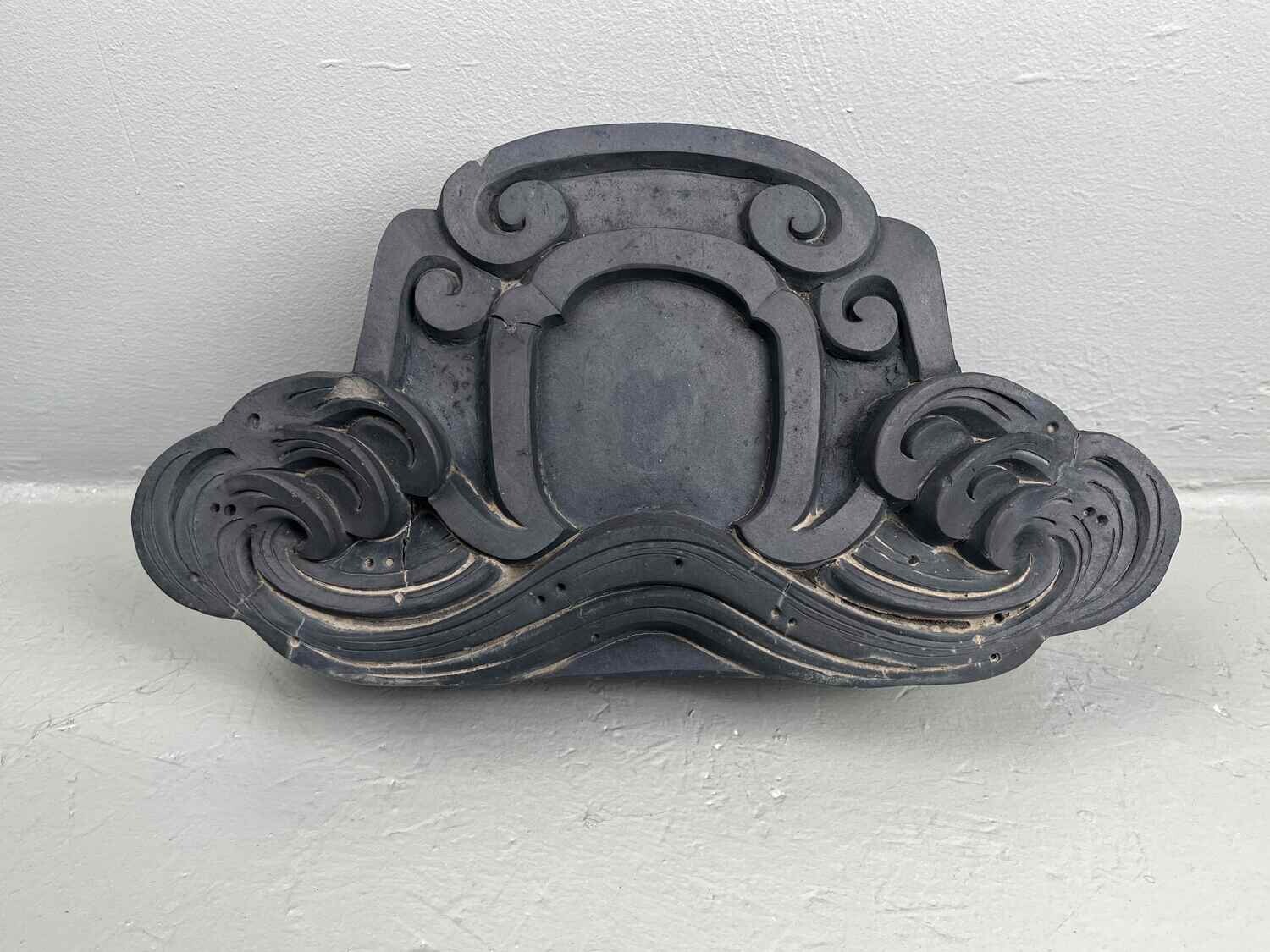 Onikawara Antique Japanese Kawara (瓦) Rooftop Ornament