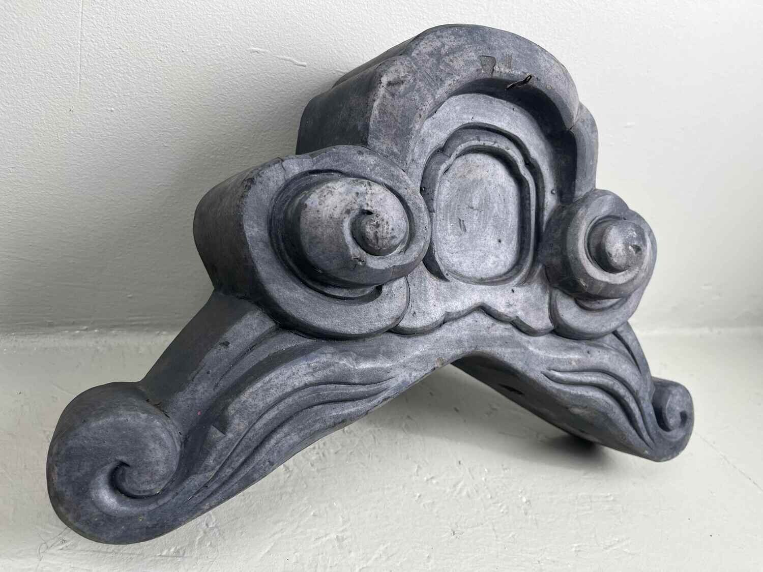 Onikawara Antique Japanese Kawara (瓦) Rooftop Ornament