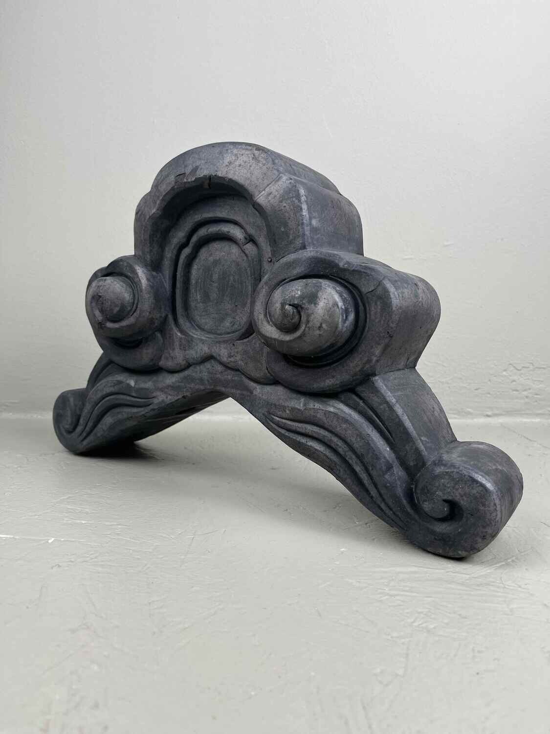 Onikawara Antique Japanese Kawara (瓦) Rooftop Ornament