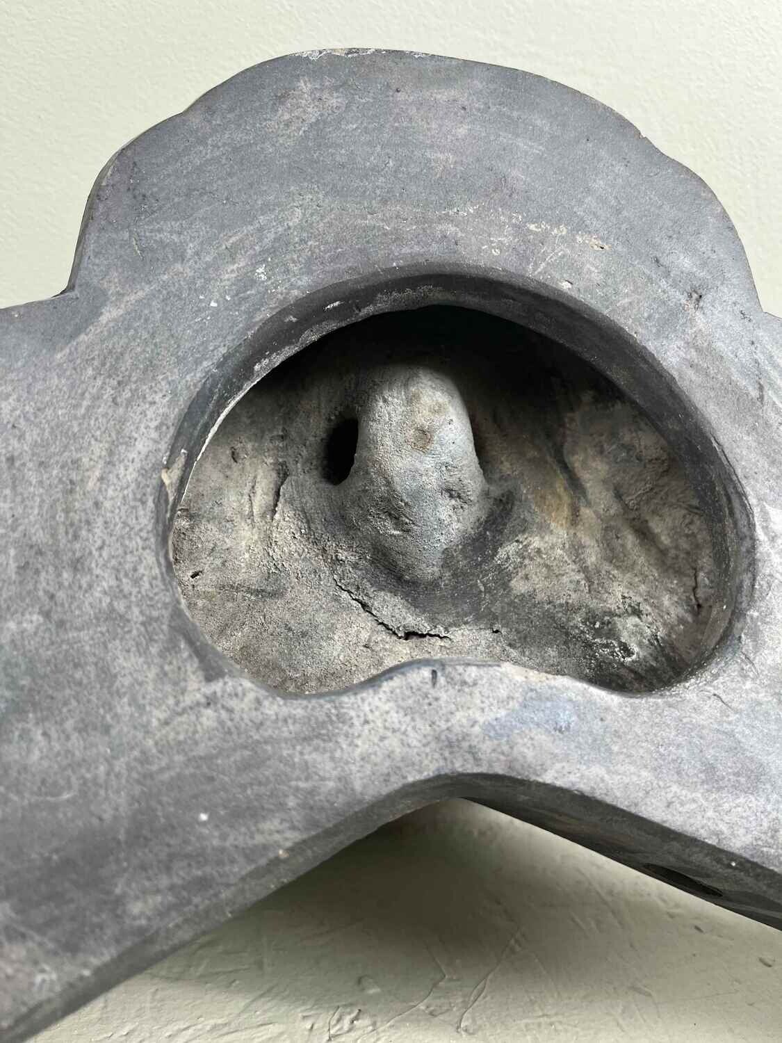 Onikawara Antique Japanese Kawara (瓦) Rooftop Ornament