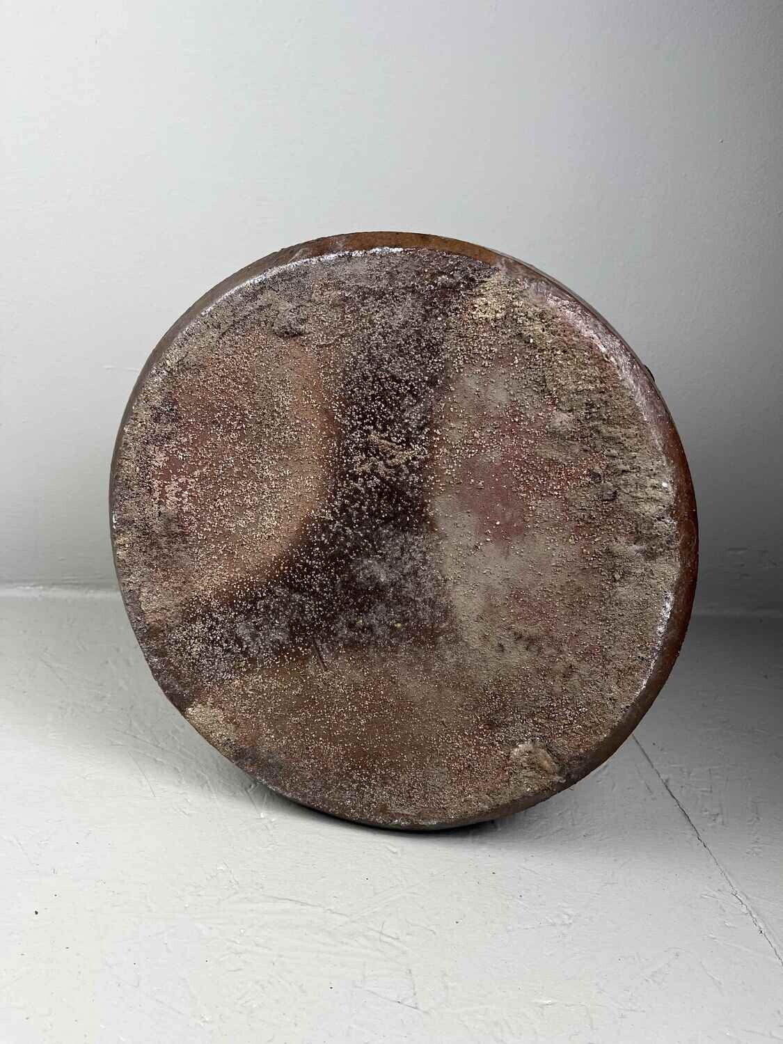 Geglazuurde aardewerk voorraadpot Japan