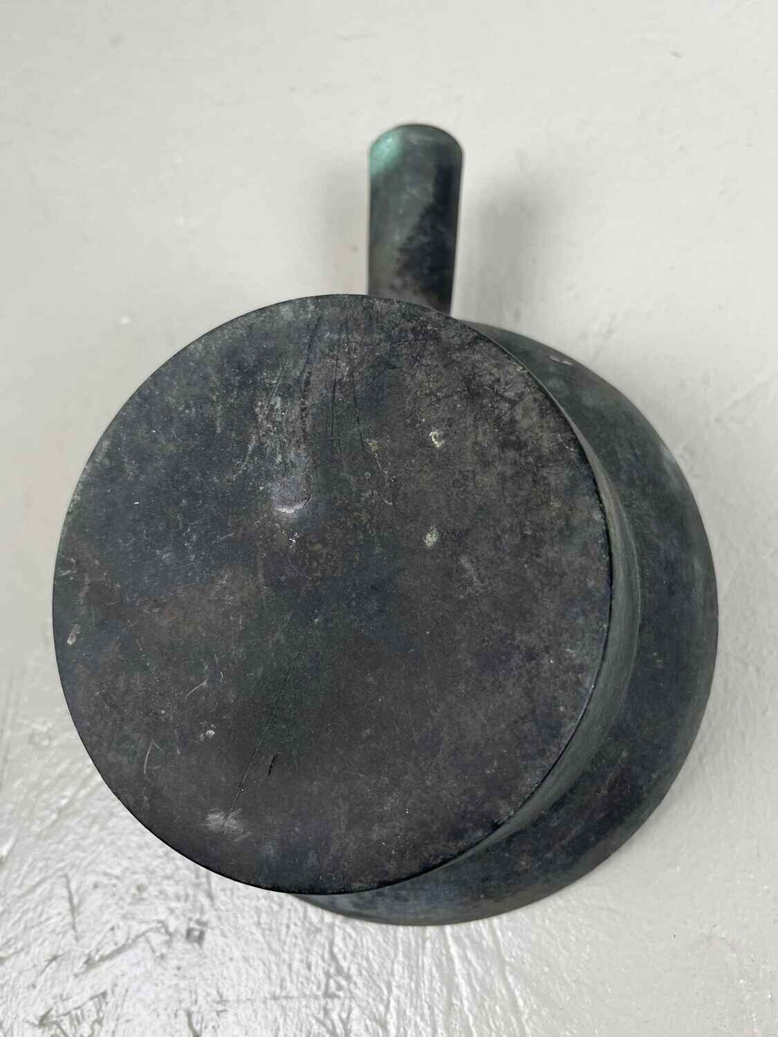 Decoratieve koperen Japans zijde strijkijzer