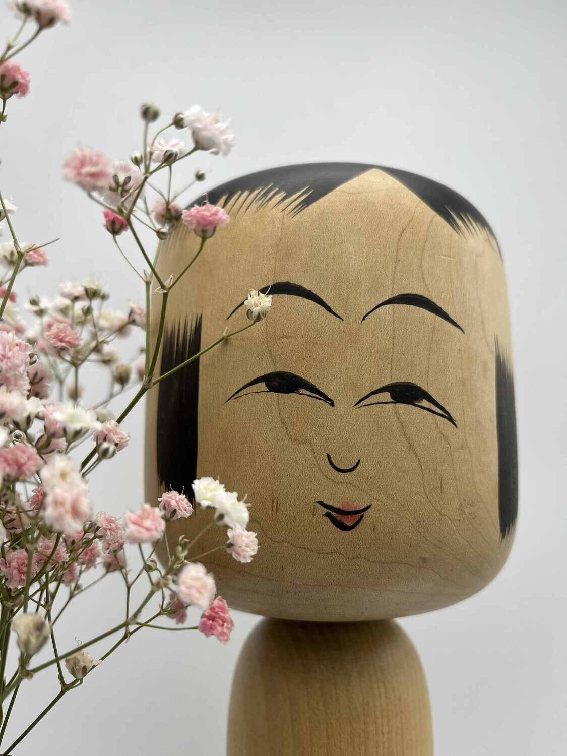 Beautiful kokeshi vintage by Sato Fumio - collectors item