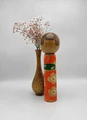 Vintage kokeshi by Kiyohara Takao