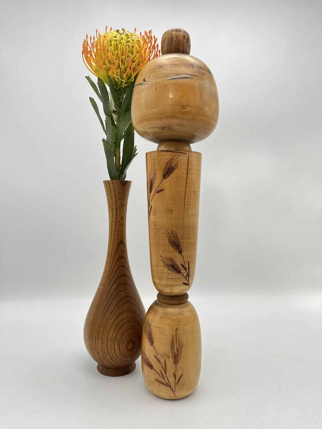 Vintage sosaku kokeshi by Sadao Kishi