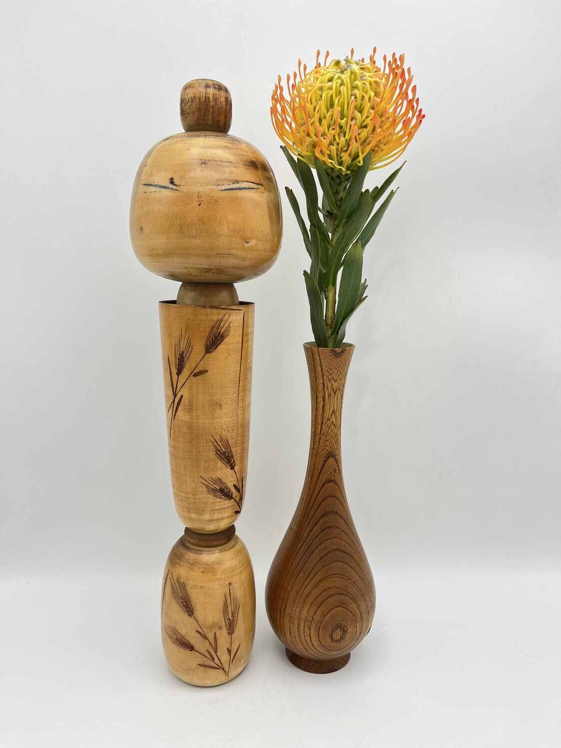 Vintage sosaku kokeshi by Sadao Kishi