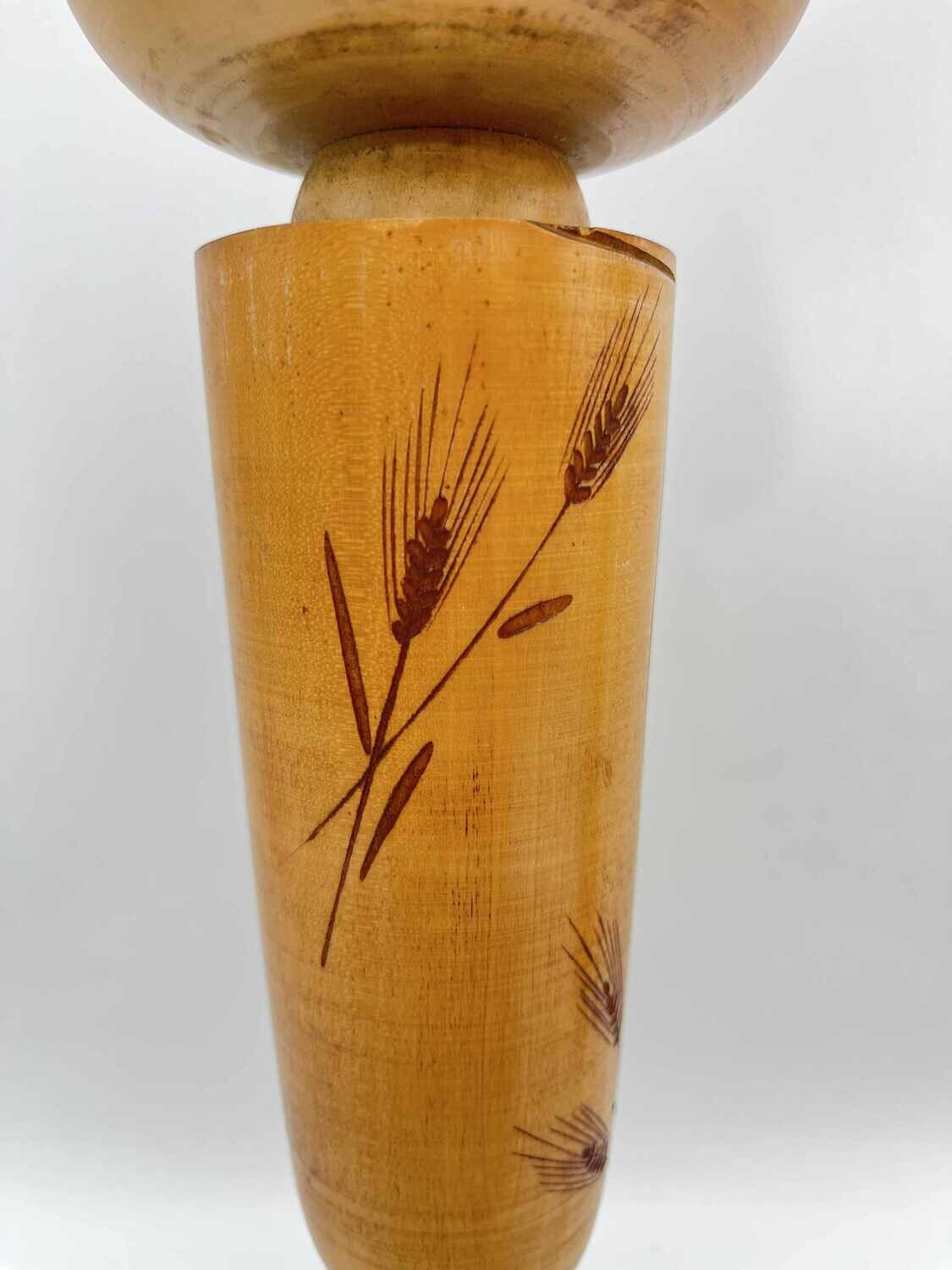 Vintage sosaku kokeshi by Sadao Kishi