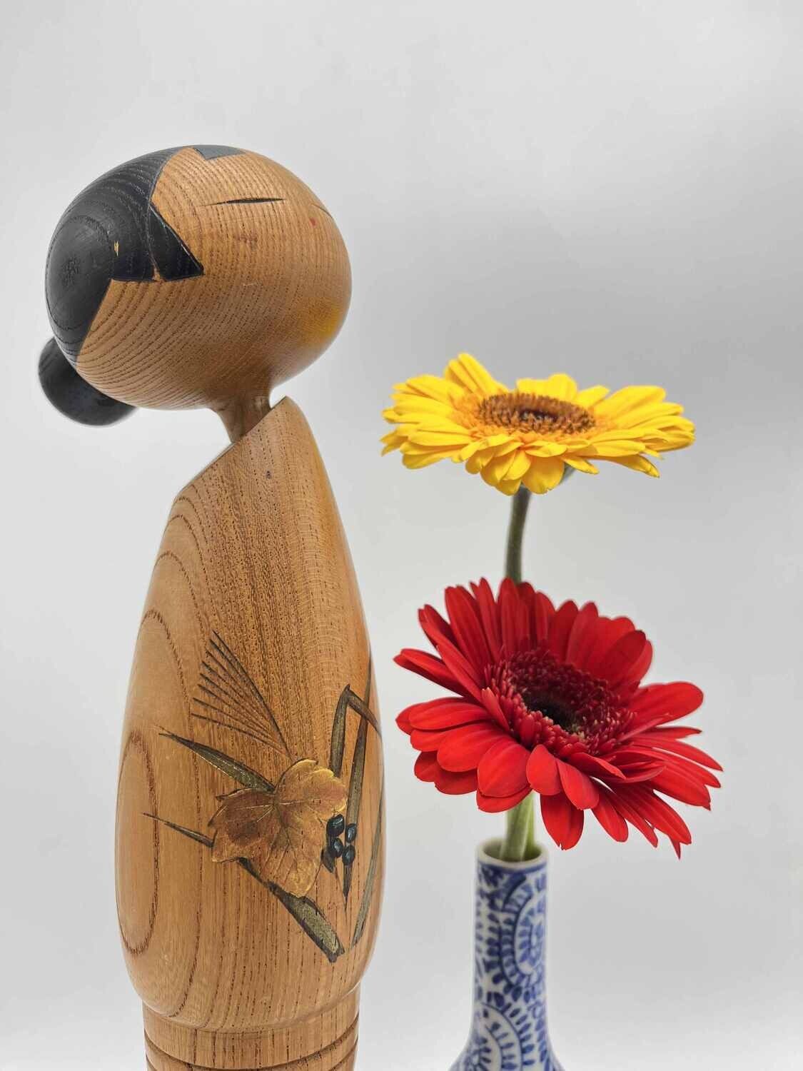 Vintage sosaku kokeshi door Sato Suigai Vintage sosaku kokeshi door Sato Suigai