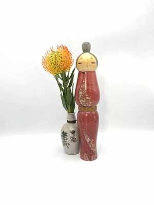 Vintage sosaku kokeshi by Ryazu Tsujita