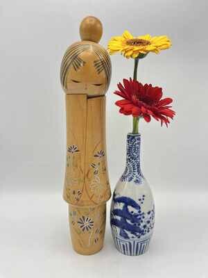 Vintage sosaku kokeshi by Sato Suigai
