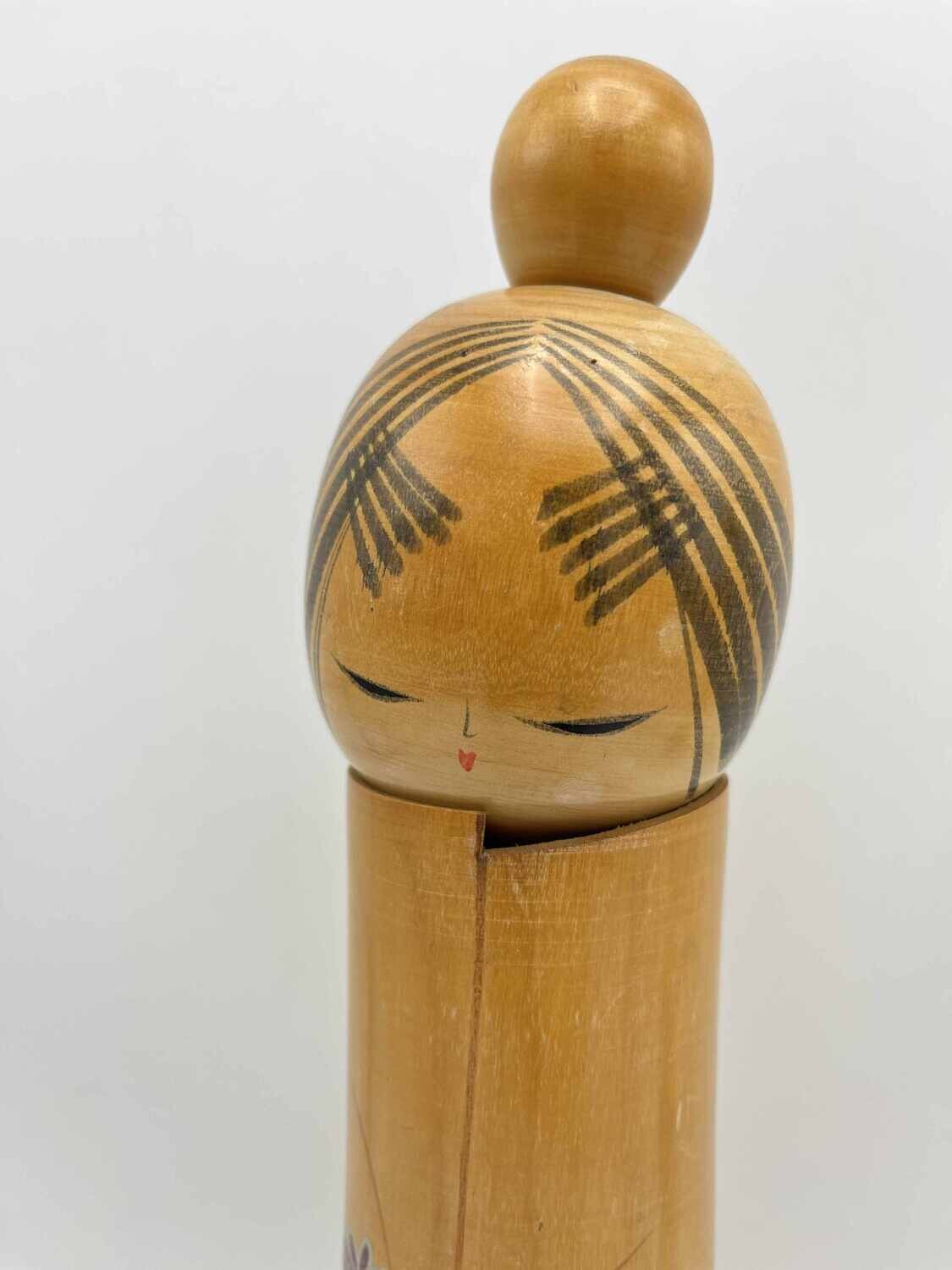 Vintage sosaku kokeshi door Sato Suigai Vintage sosaku kokeshi door Sato Suigai