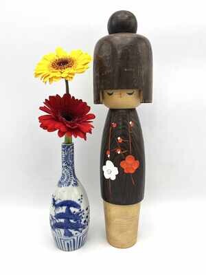 Vintage sosaku kokeshi door Usaburo