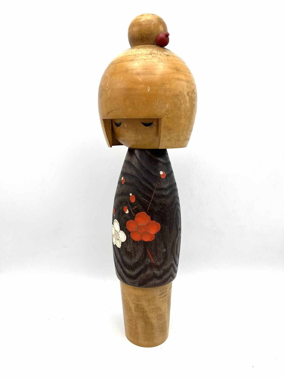 Vintage sosaku kokeshi door Usaburo