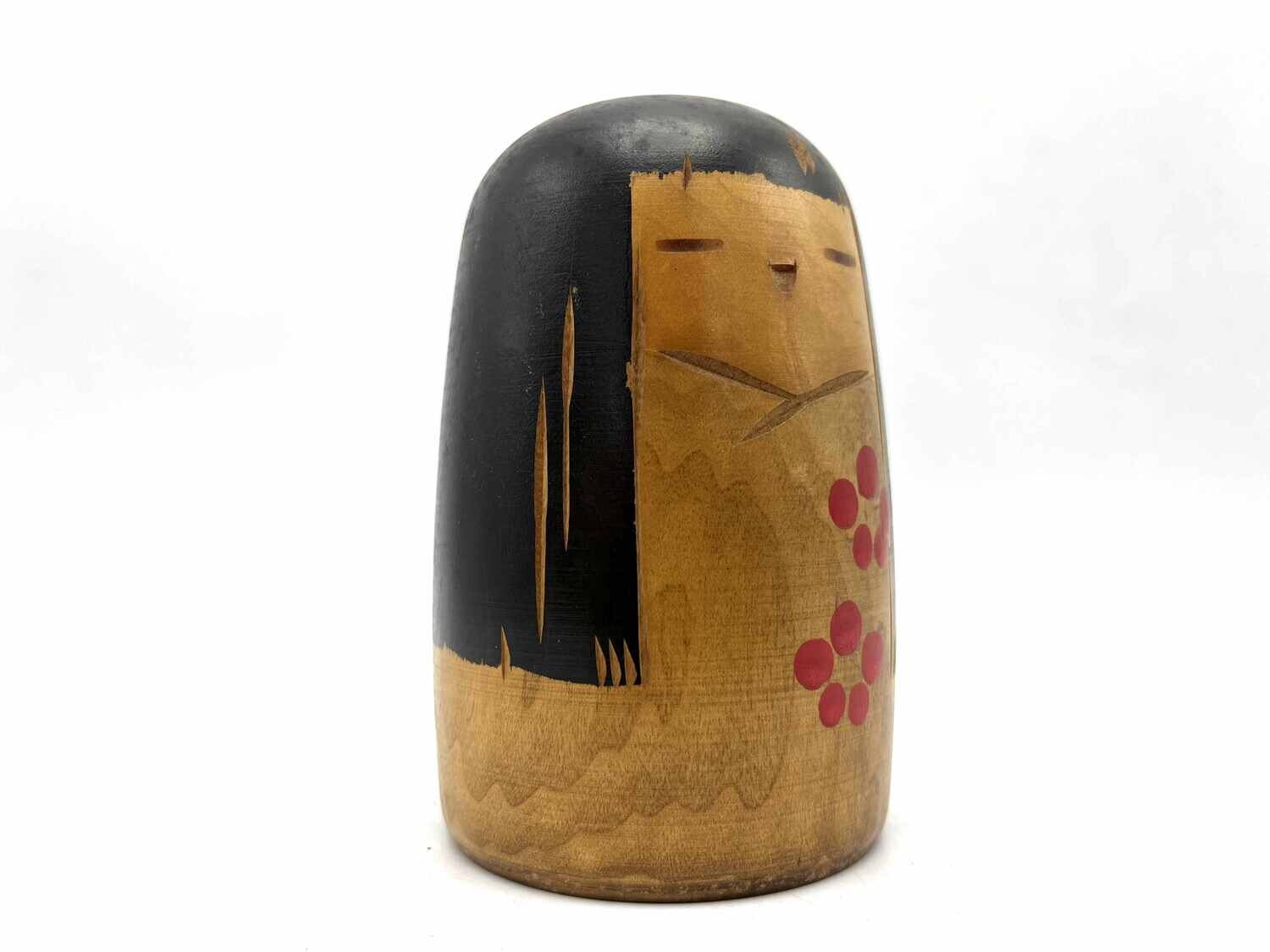 Vintage sosaku kokeshi door Sanpei Yamanaka