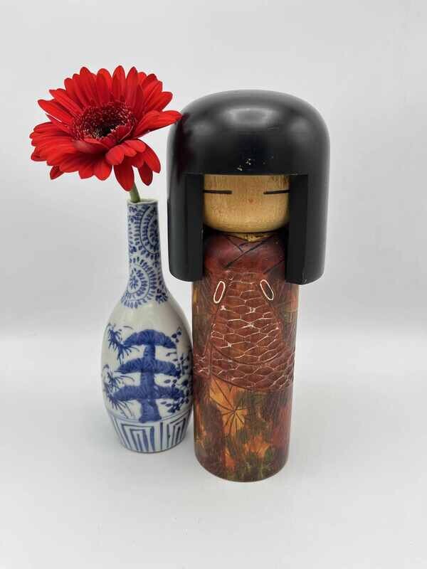 Vintage sosaku kokeshi door Kisaku