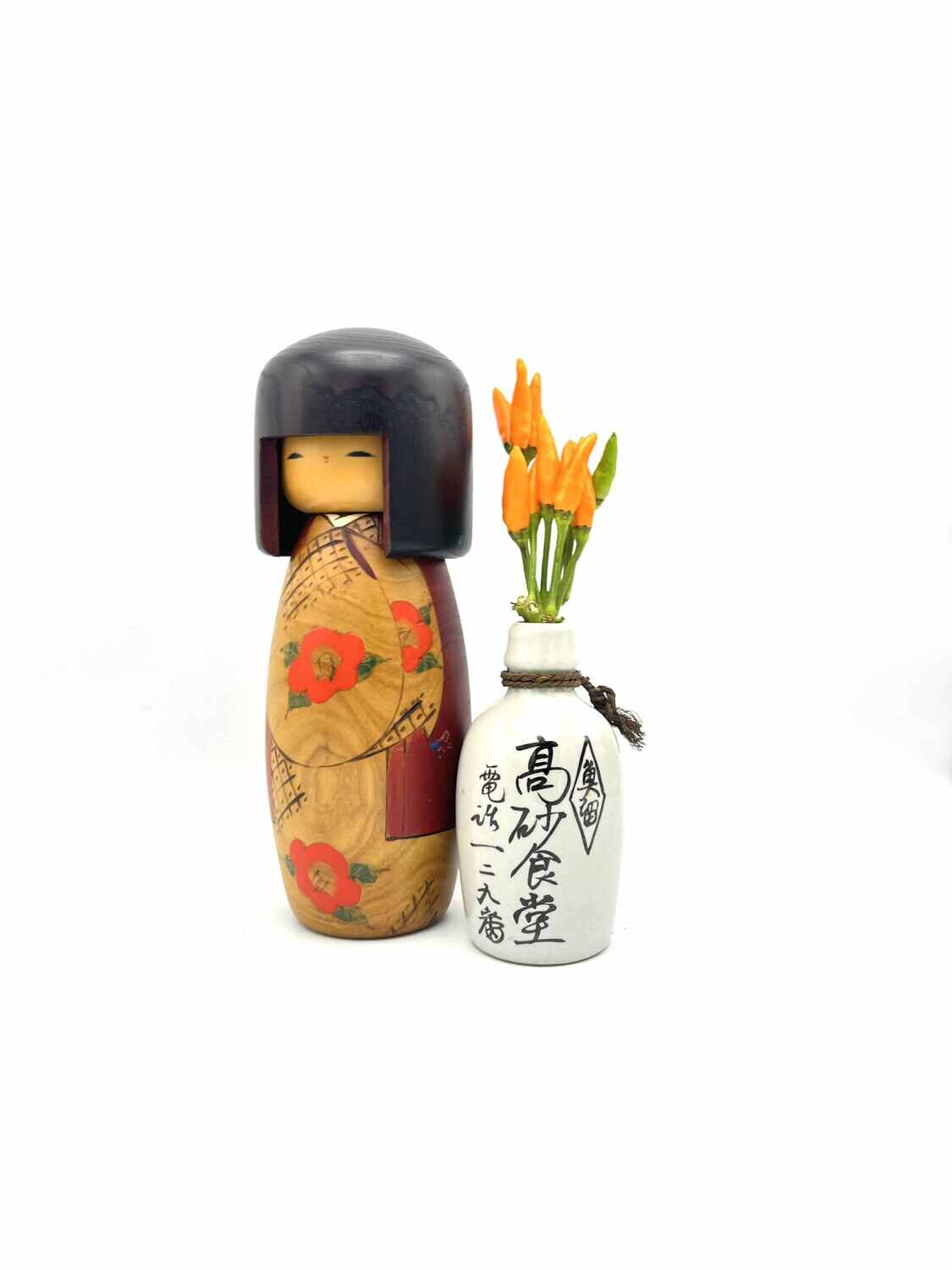 Vintage sosaku kokeshi by Usaburo