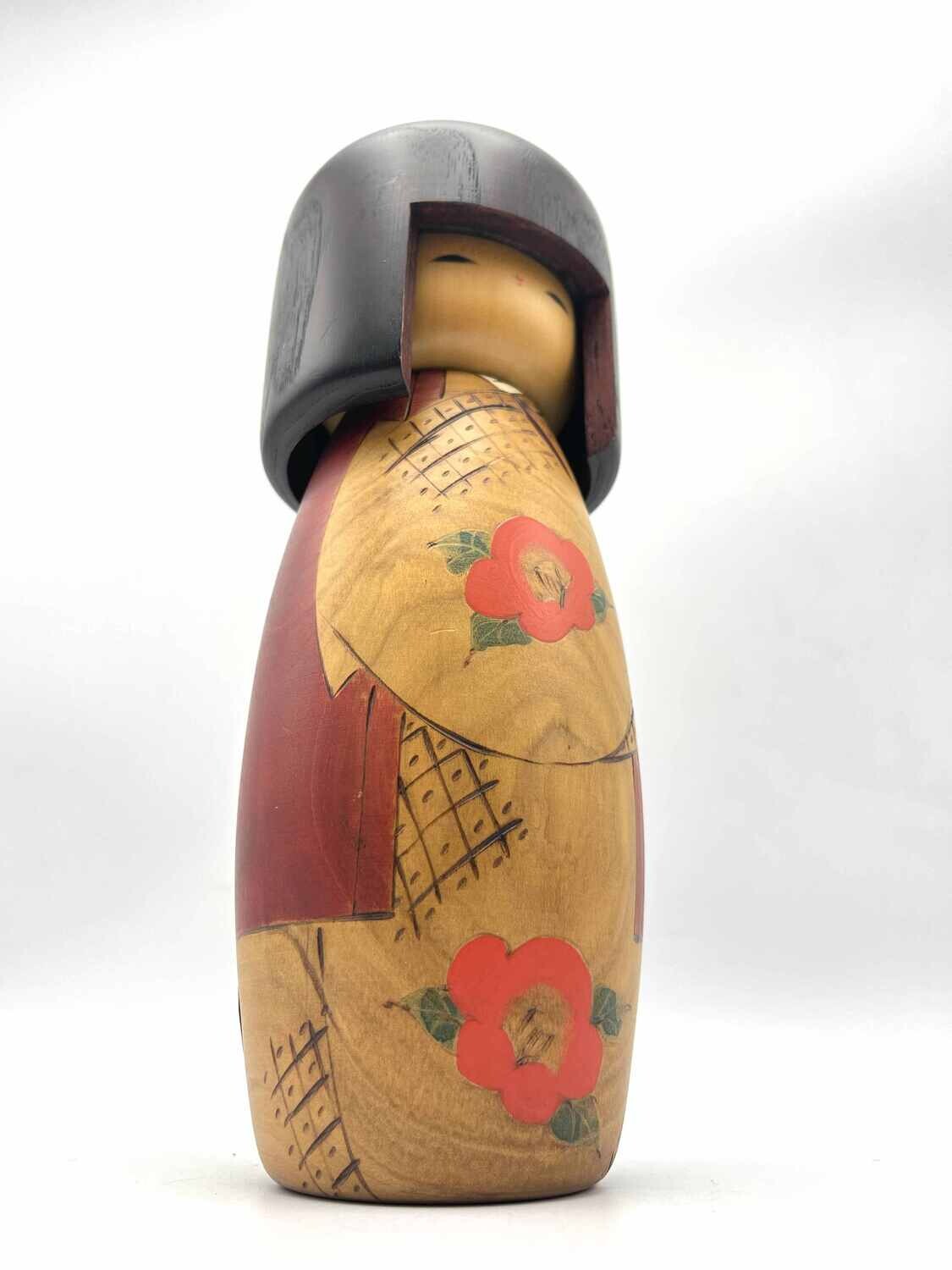 Vintage sosaku kokeshi door Usaburo