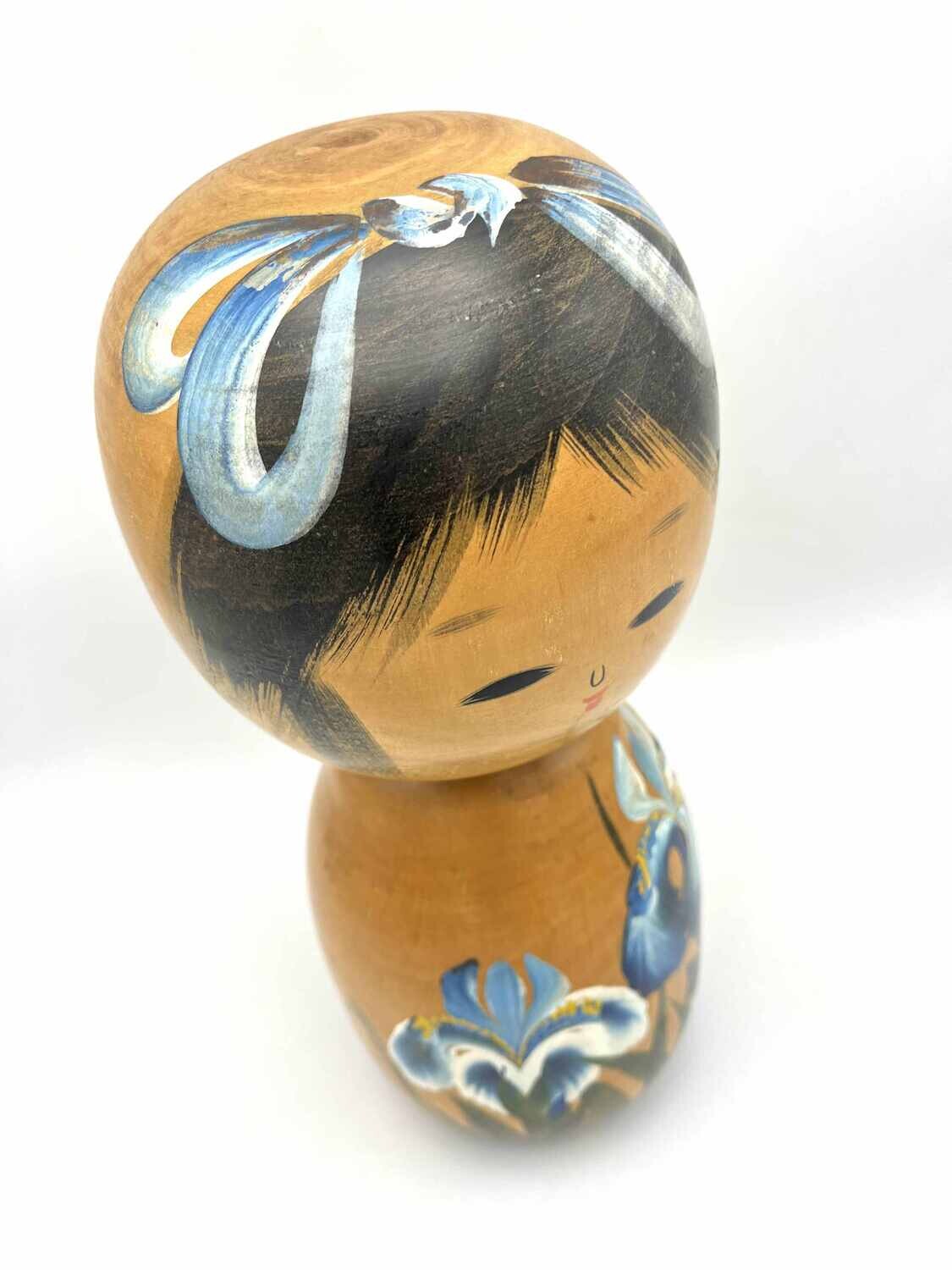 Vintage sosaku kokeshi by Sato Koson