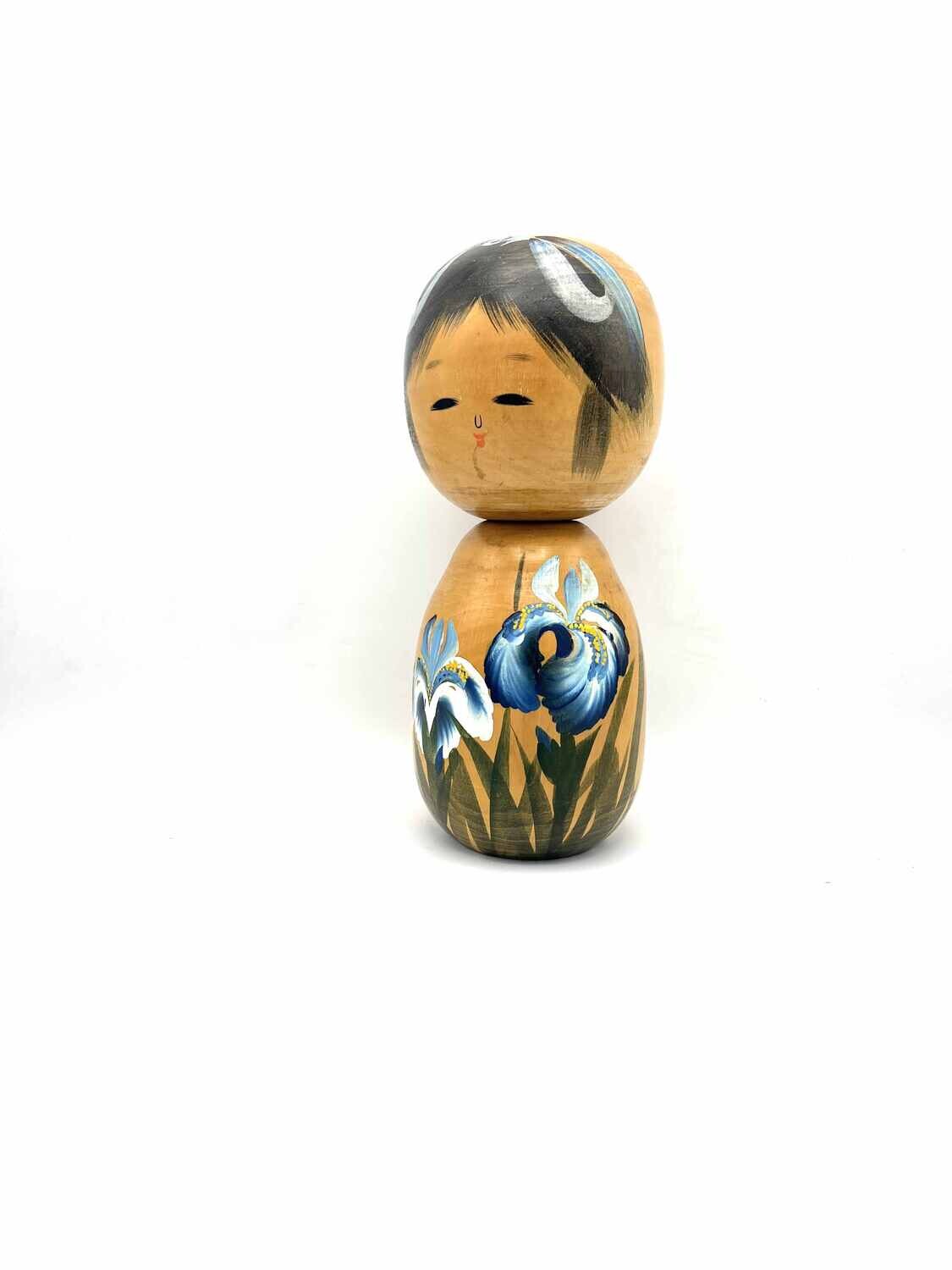 Vintage sosaku kokeshi by Sato Koson