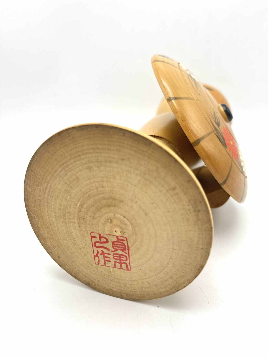 Vintage sosaku kokeshi by Sadao Kishi