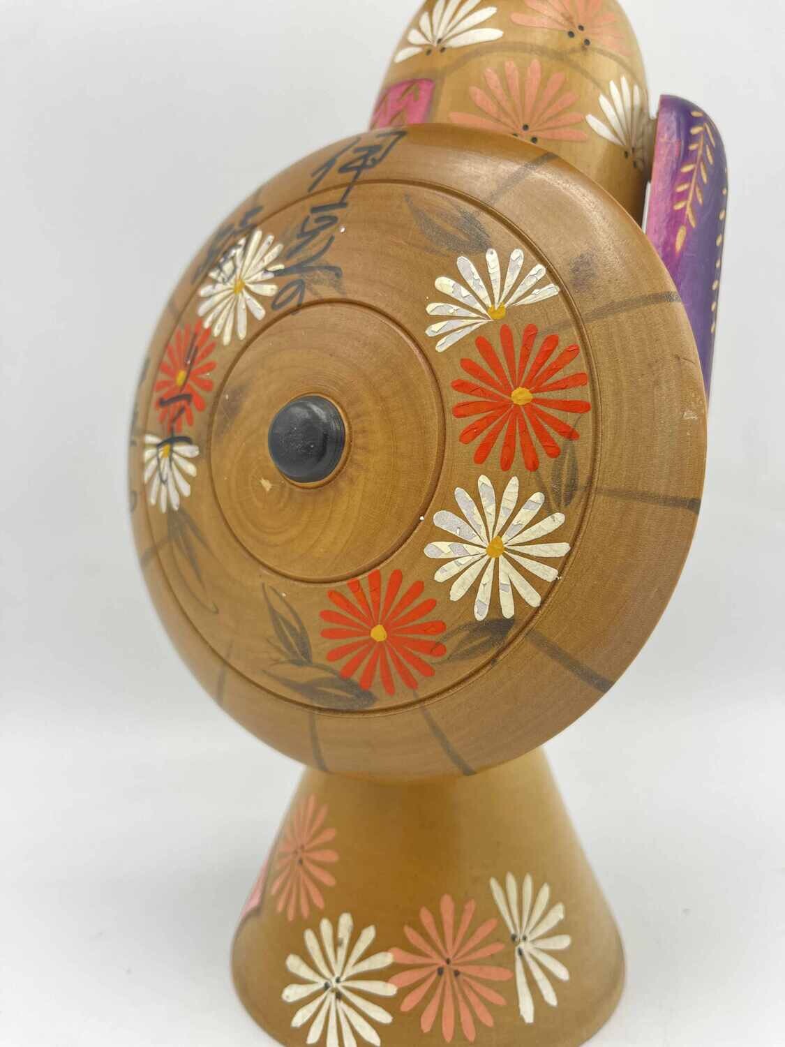Vintage sosaku kokeshi by Sadao Kishi