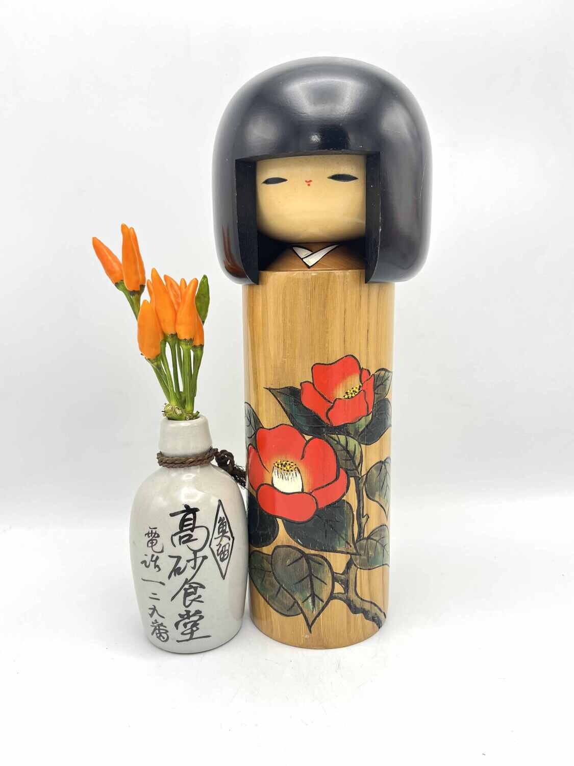Vintage sosaku kokeshi by Usaburo Vintage sosaku kokeshi by Usaburo