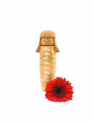 Vintage sosaku kokeshi door Katase Kaihei