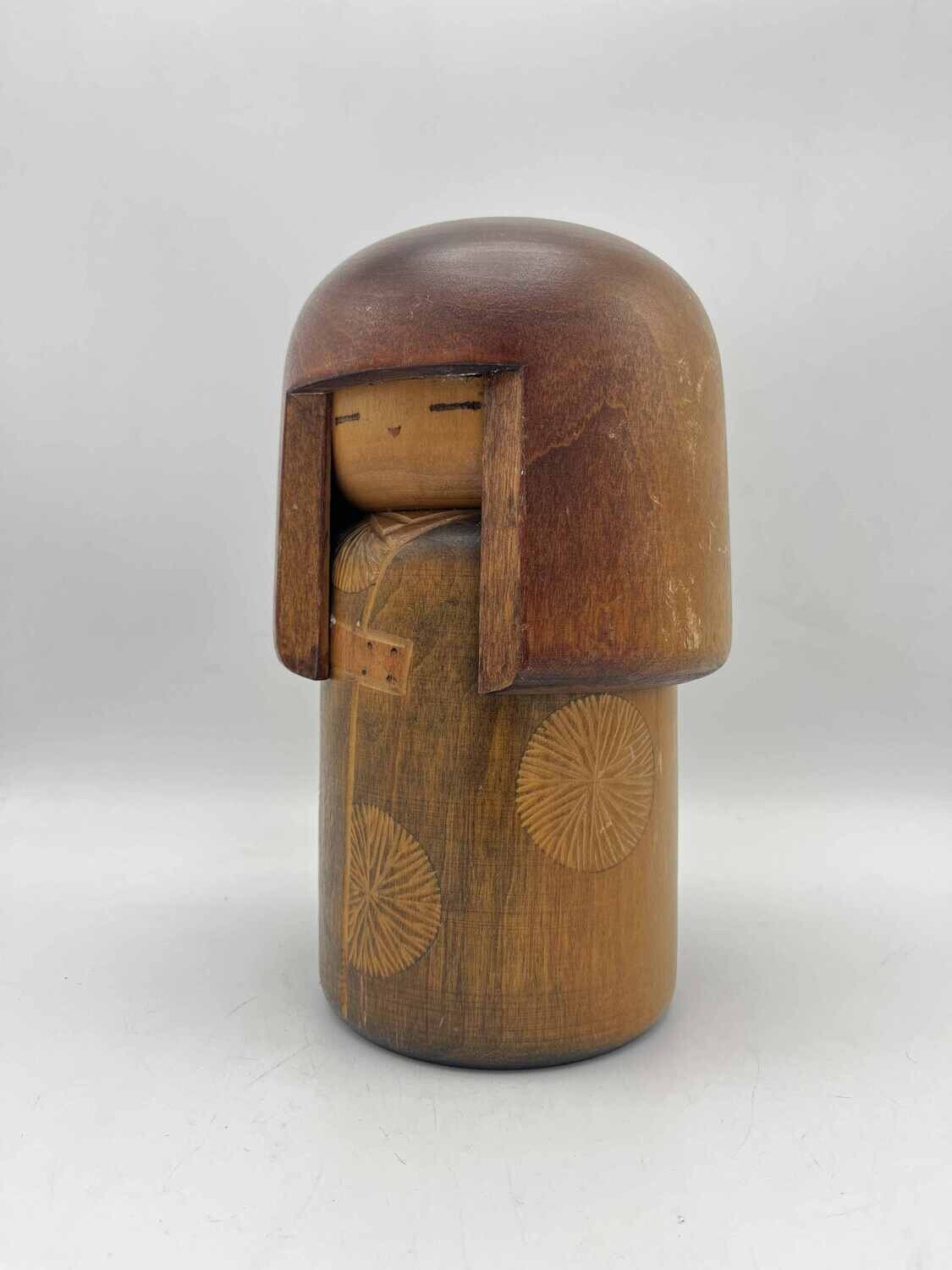 Vinatge sosaku kokeshi door Sansaku Sekiguchi