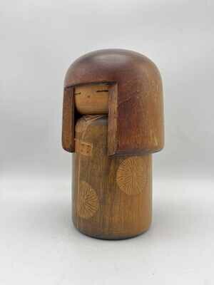 Vinatge sosaku kokeshi door Sansaku Sekiguchi