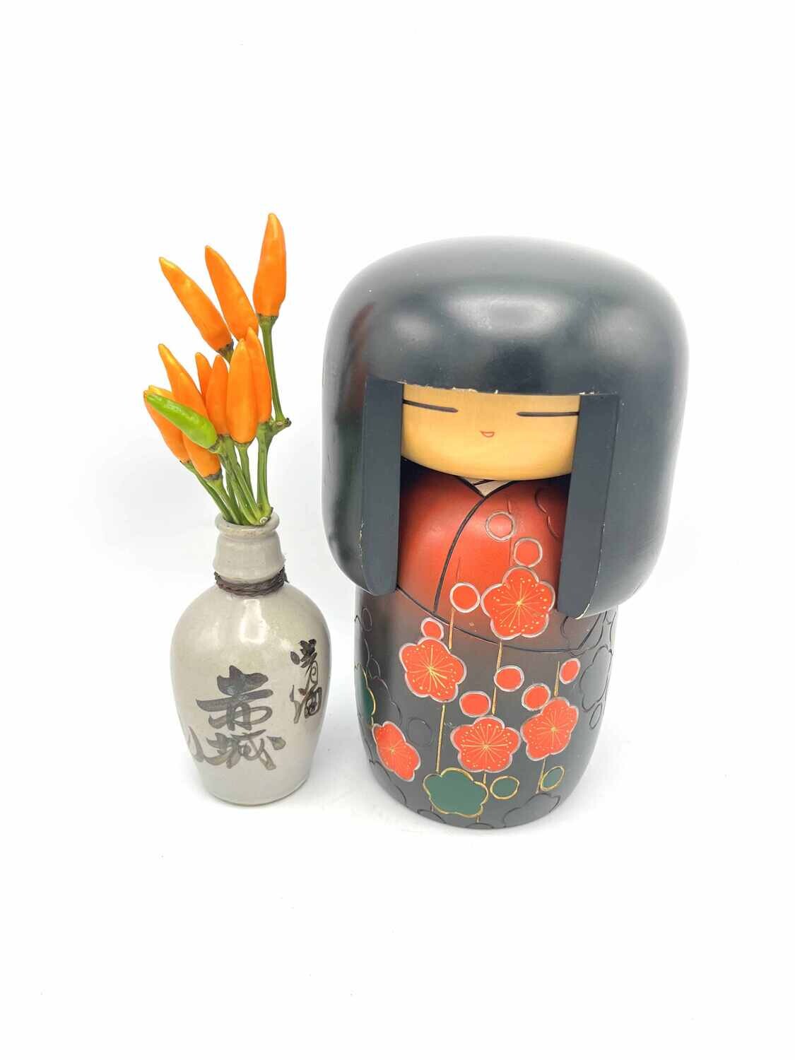 Vintage sosaku kokeshi door Kisaku