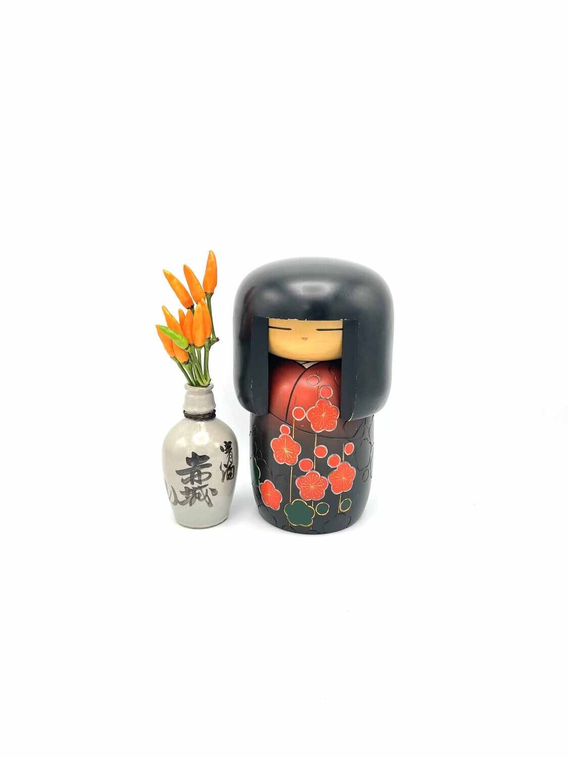 Vintage sosaku kokeshi door Kisaku