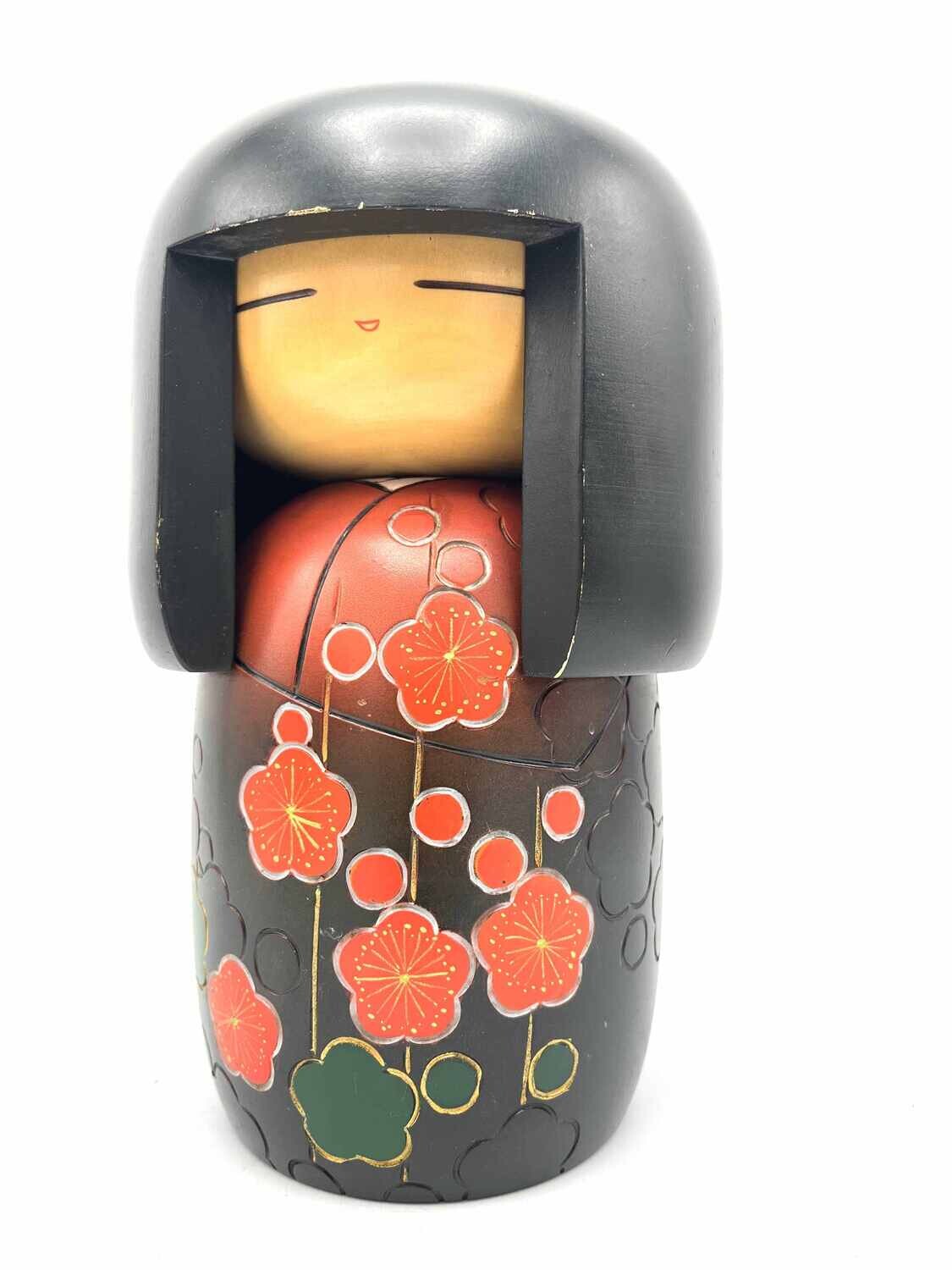 Vintage sosaku kokeshi door Kisaku