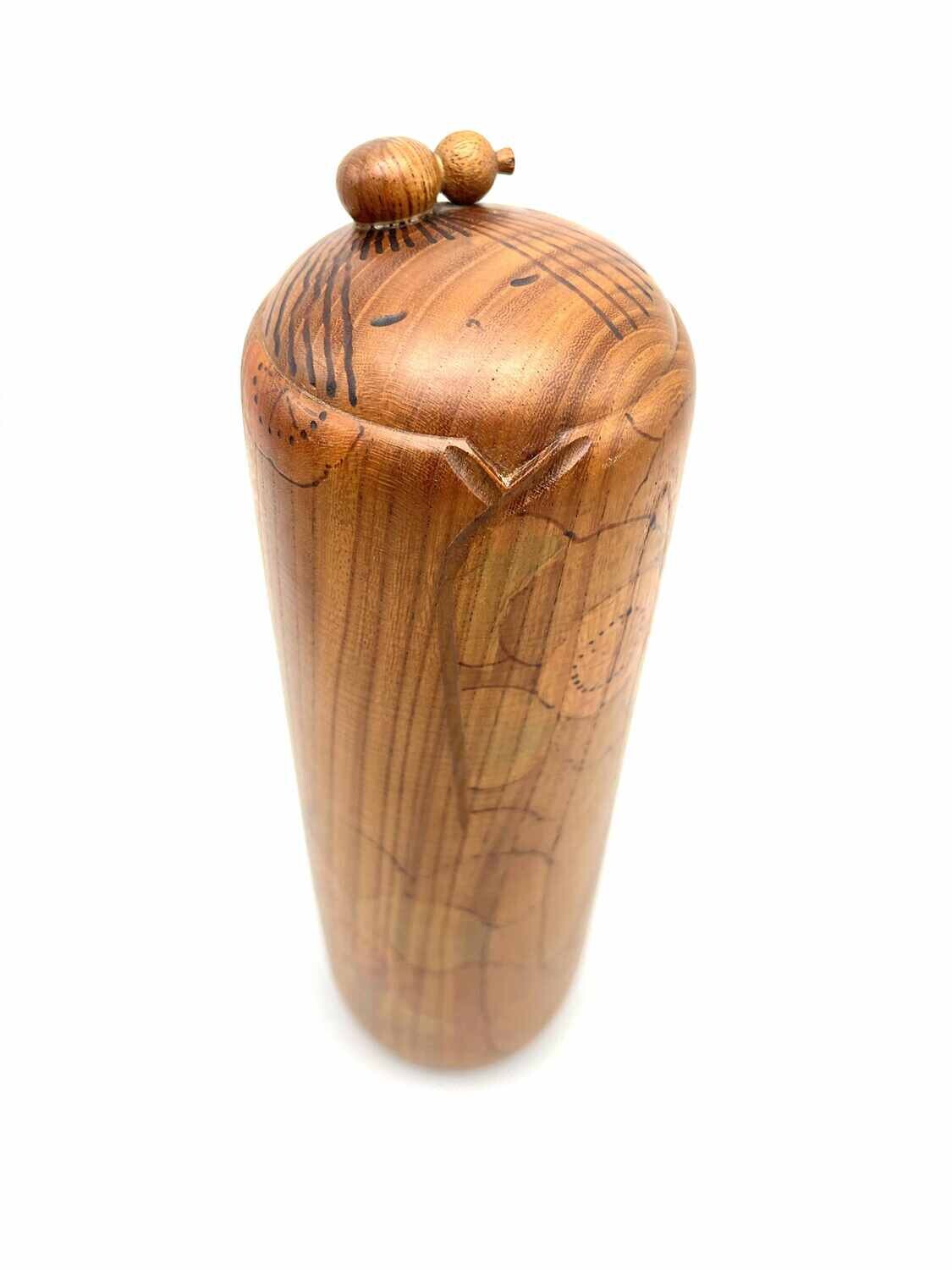 Vintage Sosaku Kokeshi door Takanashi Hanpushi, Japan.