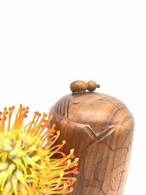 Vintage Sosaku Kokeshi by Takanashi Hanpushi, Japan.