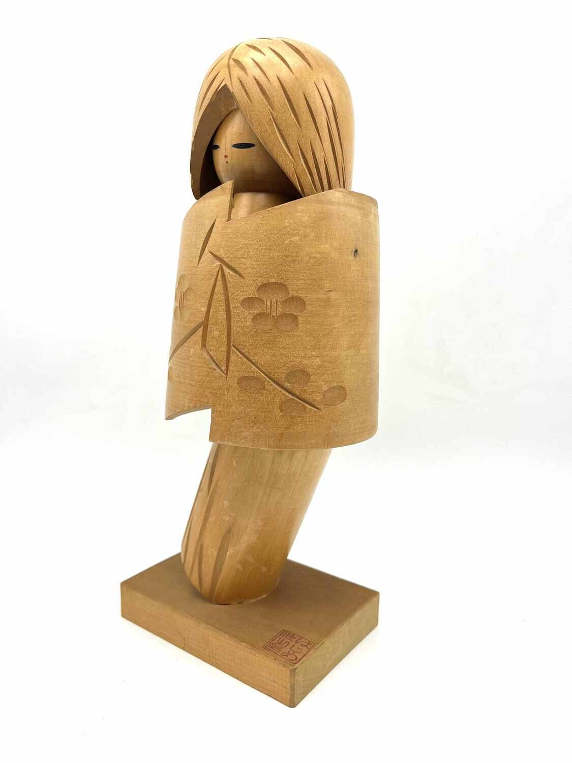 Sosaku kokeshi door Miyashita Hajime Sosaku kokeshi door Miyashita Hajime