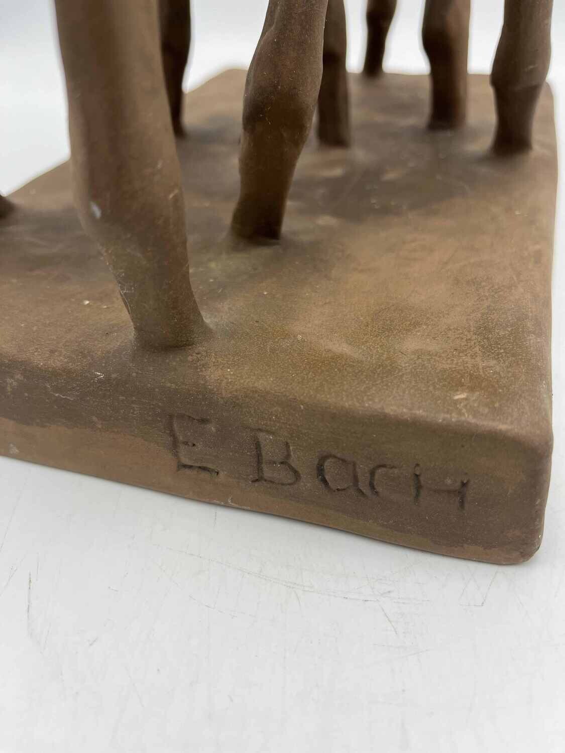 Ree paar  Karlsruher Majolika door Else Bach 1936