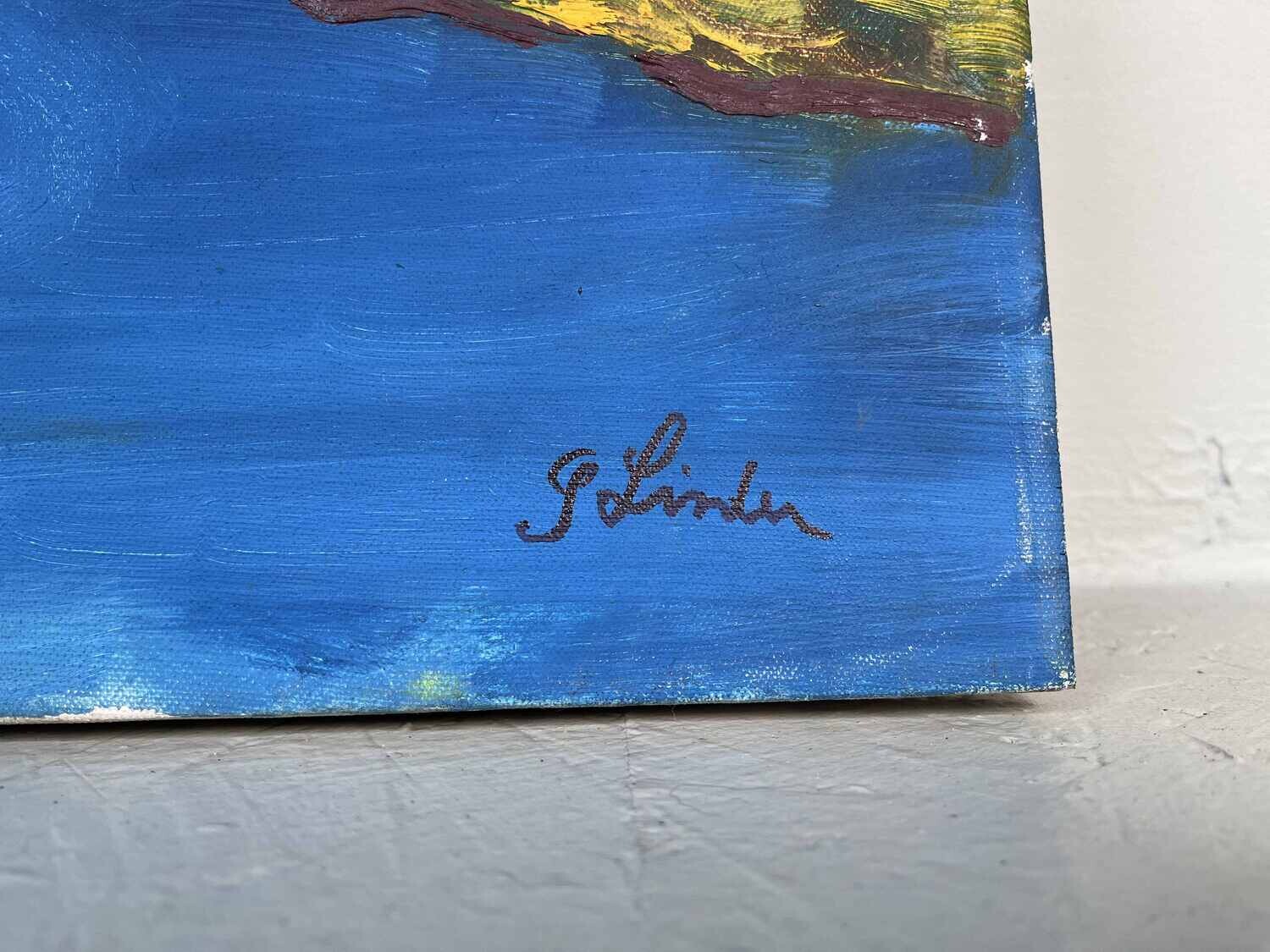 Painting River Landscape