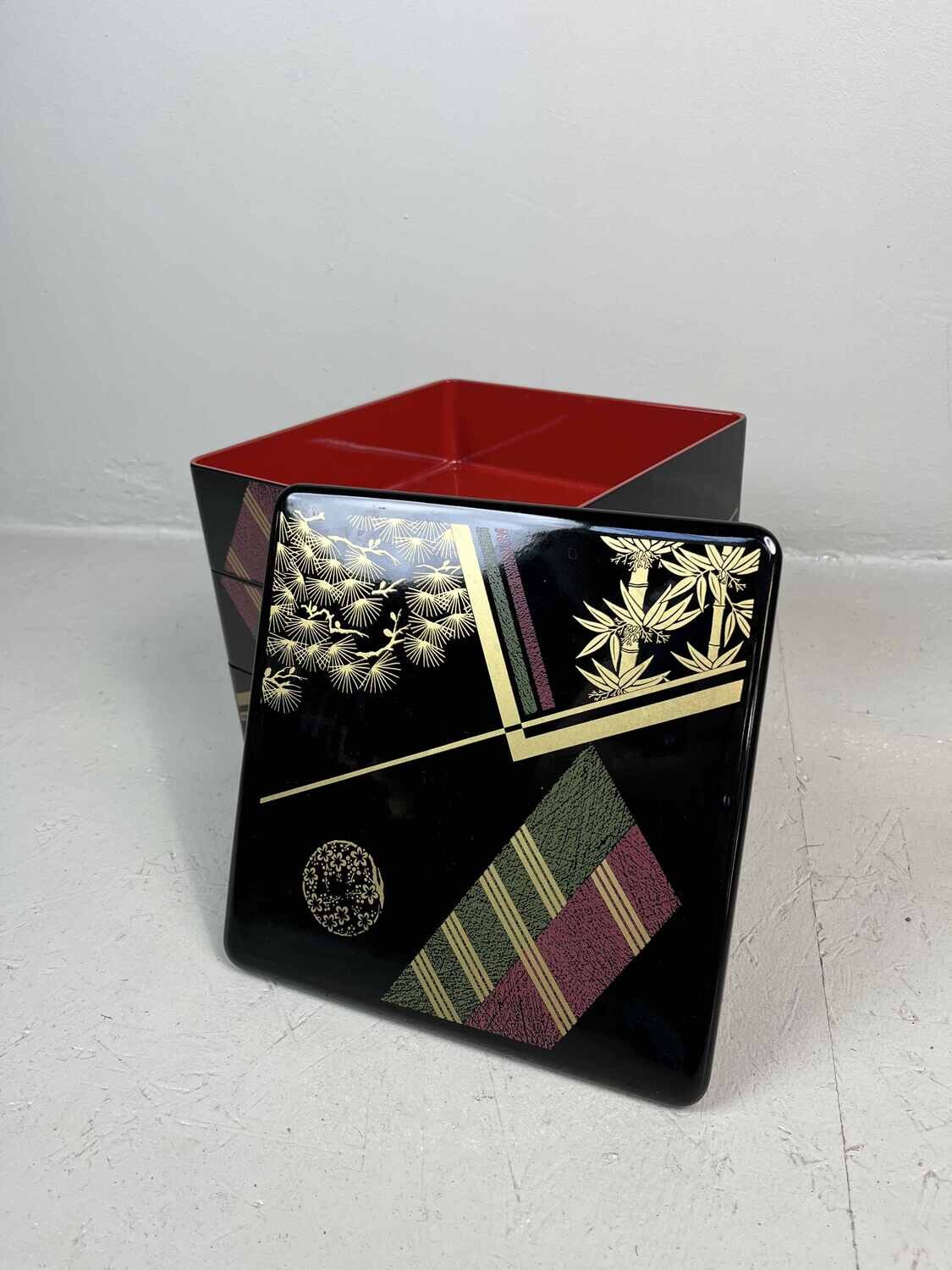 Beautifully decorated Jūbako (重箱)