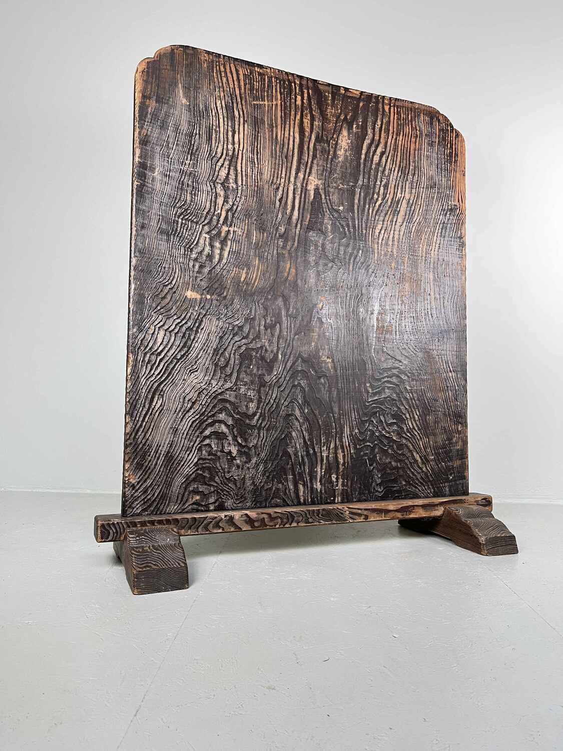 Tsuitate (衝立) met floraal decor- Meiji periode